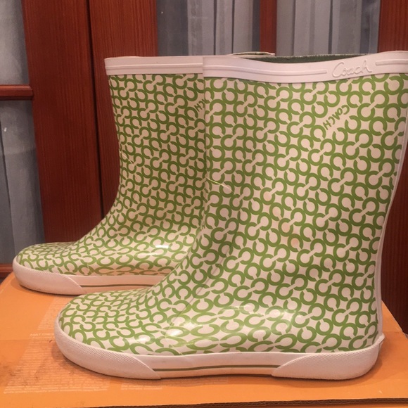 Coach Rain boots - Picture 1 of 5